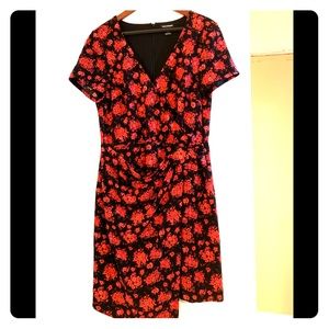 Club Monaco Faux Wrap Floral Dress, Size 12
